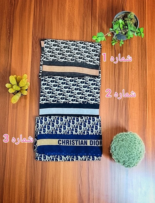 روسری زنانه گارزا طرح دیور قواره 100 دوردوخت 3رنگ خاص